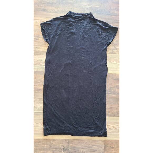 Soma Cardigan Womens S Black Long Line Open Front Pockets Kimono Soft Duster - Picture 2 of 6